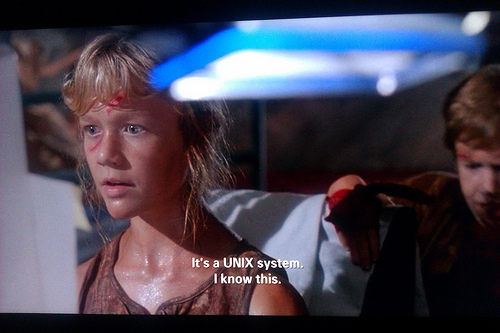 It's a UNIX system. I know this.